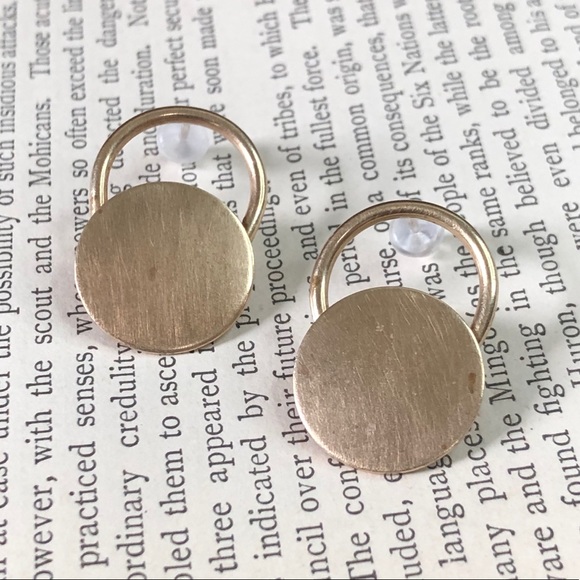 Jewelry - Vintage brass earrings